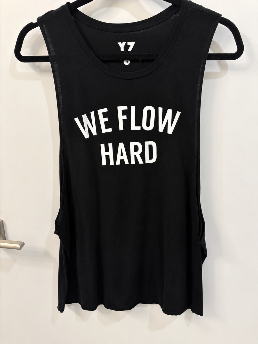 Y7 Studio We Flow Hard Tank Top Medium NWOT